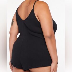 Savage X Fenty Ribbed Sleep Romper EUC